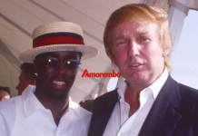 Donald Trump speaking during a Newsmax interview about forgiving P. Diddy