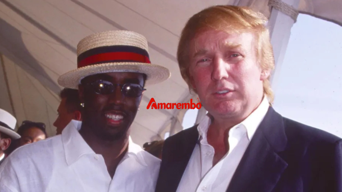 Donald Trump speaking during a Newsmax interview about forgiving P. Diddy