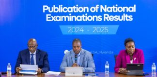 Rwanda high school exam results 2025 students celebrating success
