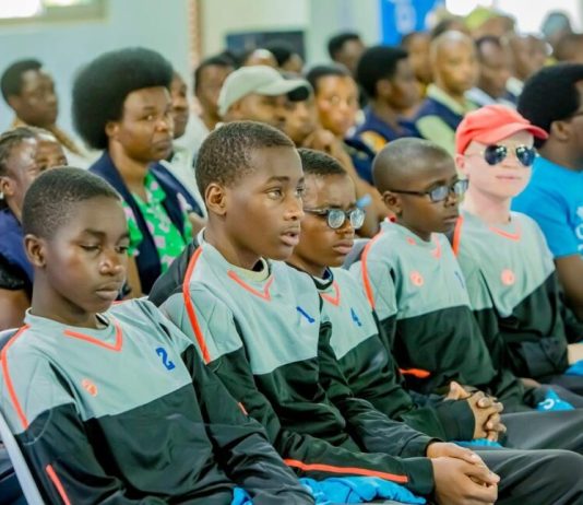People with Disabilities Celebrate International Children’s Day Children with disabilities playing sports during International Children’s Day celebration in Rwanda