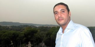 Hannibal Gaddafi after release from Lebanon prison